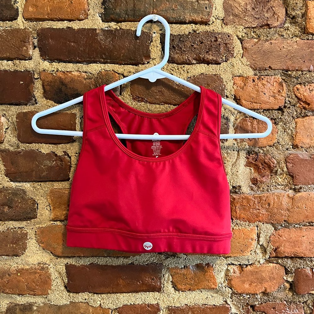 Senita Sarah Sports Bra | Cherry Size Small